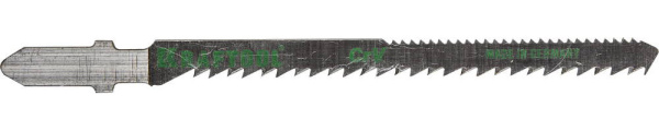 159514-2,5 Полотна KRAFTOOL, T101AO, для эл/лобзика, Cr-V, по дереву, фанере, ламинату, фигурный рез, EU-хвост., шаг 2,5мм, 75мм, 2шт