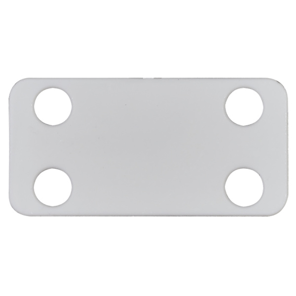 262183 Бирка маркировочная для стяжек 38,5x19,1x0,4 мм (100шт) (Haupa)