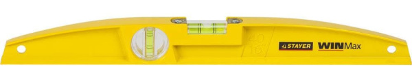 34713-040_z01 Уровень STAYER "PROFI" WINMax литой усиленный, 2 цельные противоудар ампулы, фрезерован базовая поверхность, 40см