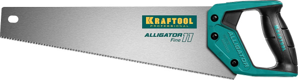 15203-40 Ножовка для точного реза "Alligator 11", 400 мм, 11 TPI 3D зуб, KRAFTOOL