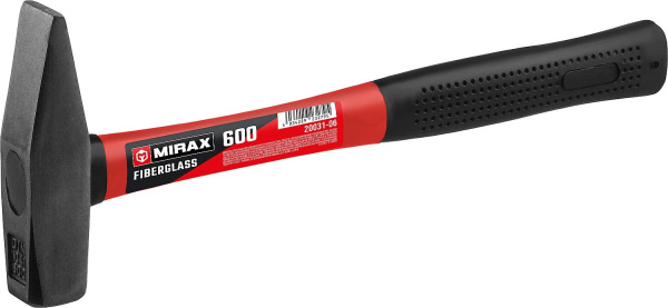 20031-06 Молоток слесарный 600 г с фиберглассовой рукояткой, MIRAX
