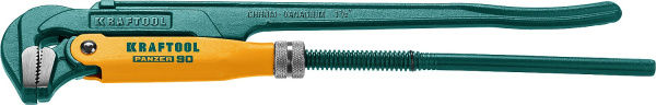 2734-15_z02 KRAFTOOL PANZER-90, №2, ключ трубный, прямые губки