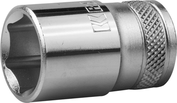 27805-17_z01 Торцовая головка KRAFTOOL "INDUSTRIE QUALITAT", Cr-V, FLANK, хромосатинированная, 1/2", 17 мм