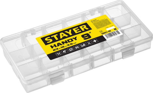 38051-09_z01 Органайзер "HANDY-9" пластиковый, STAYER