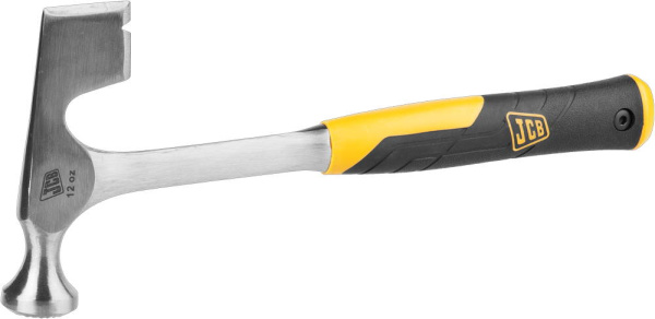 JHM006 Молоток-топорик JCB цельнокованый, двухкомпонентная виброгасящая рукоятка, 340г