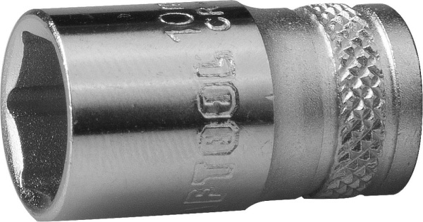 27815-10_z01 Торцовая головка KRAFTOOL "INDUSTRIE QUALITAT", Cr-V, FLANK, хромосатинированная, 1/4", 10 мм