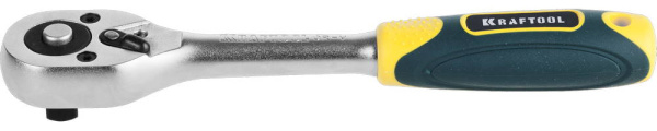 27791-3/8_z02 Трещотка для торцовых головок KRAFTOOL "EXPERT", Сr-V сталь, 72 зубца, 3/8"