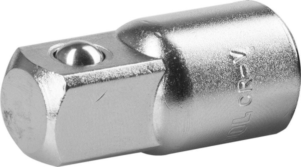 27840_z01 Адаптер KRAFTOOL "INDUSTRIE QUALITAT" увеличивающий для торцовых головок, 1/4"Fx 3/8"M
