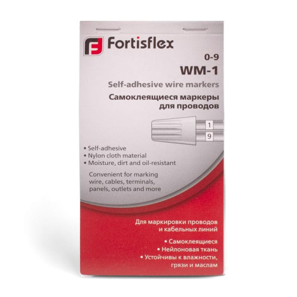 65775 Маркер самоклеящийся WM-1 (Fortisflex)
