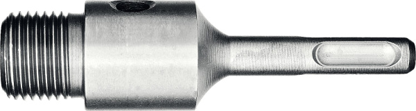 29187-100_z01 Державка ЗУБР для бур коронки с хвостовиком SDS Plus, L-100мм,резьба М22,конусное крепление центрир сверла