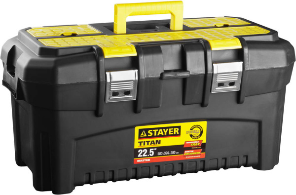 38016-22 Ящик для инструмента "TITAN-22" пластиковый, STAYER