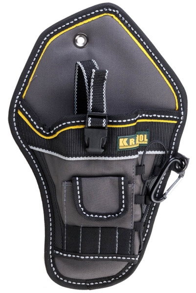 38744 Кобура KRAFTOOL "INDUSTRIE" для шуруповерта, с отделениями для бит и сверл