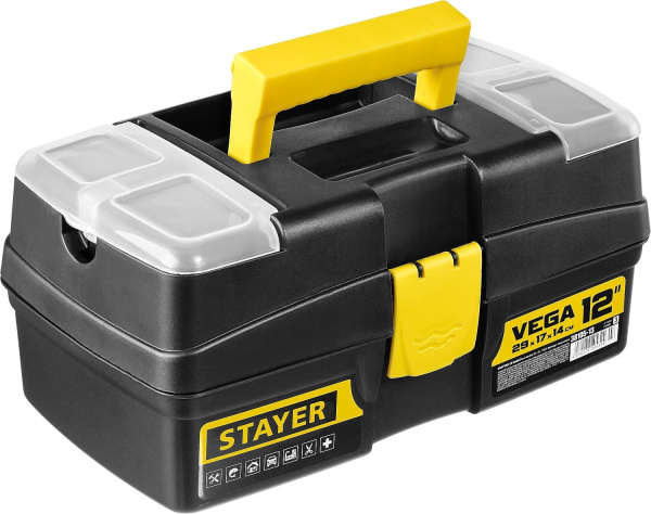 38105-13_z03 Ящик для инструмента "VEGA-12" пластиковый, STAYER