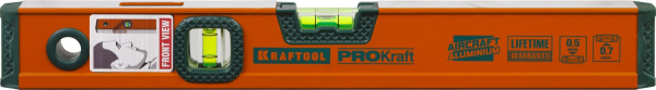 34721-040_z01 Kraftool PROKraft 400 мм, сверхпрочный уровень с зеркальным глазком
