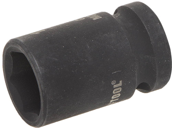 27940-16_z01 Торцовая головка KRAFTOOL "INDUSTRIE QUALITAT" ударная (1/2"), FLANK, Cr-Mo, фосфатированная, 16 мм