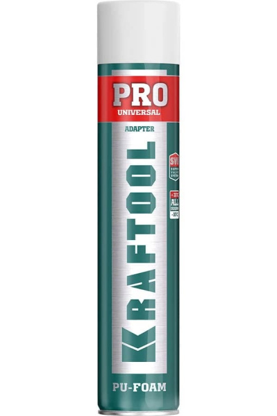 41173_z01 Пена KRAFTOOL KRAFTFLEX PREMIUM монтажная, адаптерная, всесезонная, 750мл