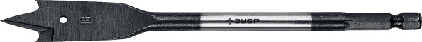 29505-16_z01 Сверло перовое по дереву, с боковыми подрезателями, ЗУБР Мастер 29505-16, d=16мм