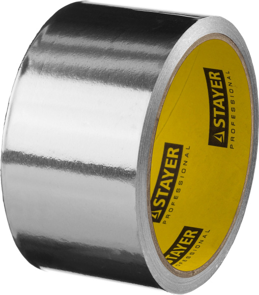 12268-50-10 Алюминиевая лента, STAYER Professional, до 120°С, 50мкм, 50мм х 10м