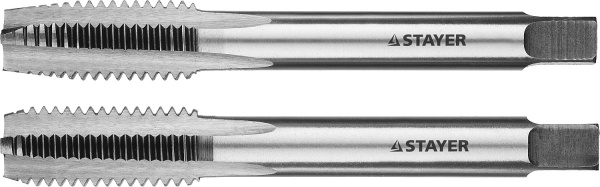 28025-12-1.5-H2 Комплект метчиков STAYER "MASTER", сталь 9ХС, М12х1,5, 2 шт
