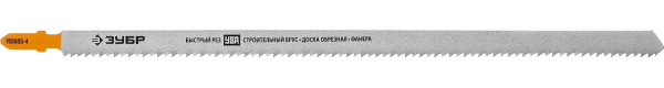 155955-4 Полотна ЗУБР "ПРОФЕССИОНАЛ"  T225B, HCS, по дереву, строит. брус, Т-хвост., шаг 3мм, 250/225мм, 2шт