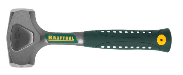 20071-2 Кувалда KRAFTOOL "AutoKraft" цельнокованая, маслобензостойкая виброгасящая эргономичная рукоятка, № 2, 1500г
