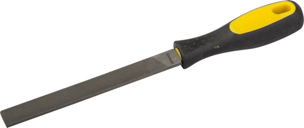 16601-15-2 Напильник STAYER "PROFI" плоский, с двухкомпонентной рукояткой, № 2, 150мм