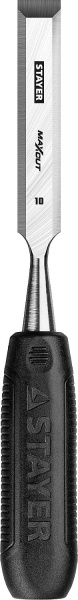1820-10_z01 STAYER Max-Cut стамеска с пластиковой рукояткой, 10 мм