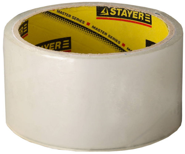 1204-50 Клейкая лента, STAYER Master, прозрачная, 48мм х 60м