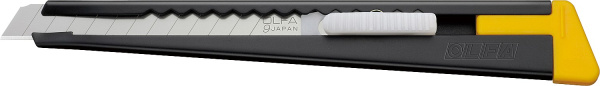 OL-180-BLACK Нож OLFA с выдвижным лезвием, черный, 9мм