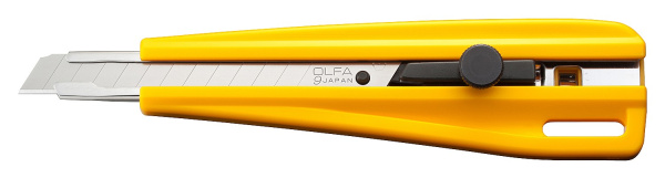 OL-300 Нож OLFA с выдвижным лезвием с фиксатором, 9мм