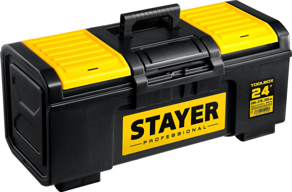 38167-24 Ящик для инструмента "TOOLBOX-24" пластиковый, STAYER Professional
