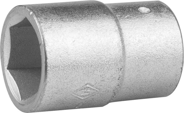 2772-19 Головка торцовая НИЗ (1/2"), 40Х, шестигранная, оцинкованная, 19мм
