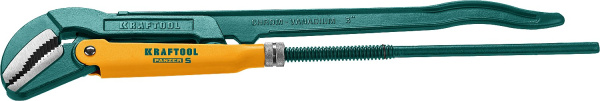 2733-30_z02 KRAFTOOL PANZER-S, №4, ключ трубный, изогнутые губки