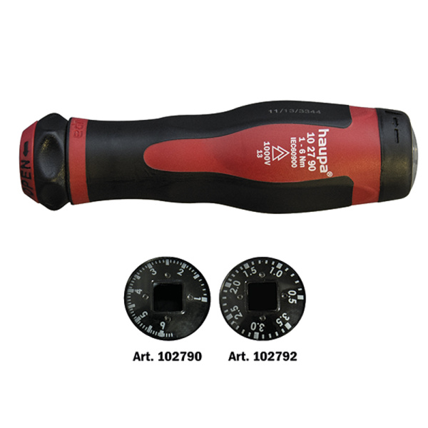 102792 Двухкомпонентная отвертка  Vario TQ VDE, 0,5-3,5 Нм (Haupa)
