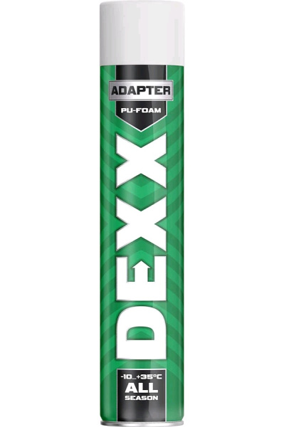 41123 ADAPTER пена монтажная, адаптерная, всесезонная, 750мл, DEXX