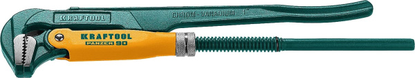 2734-10_z02 KRAFTOOL PANZER-90, №1, ключ трубный, прямые губки