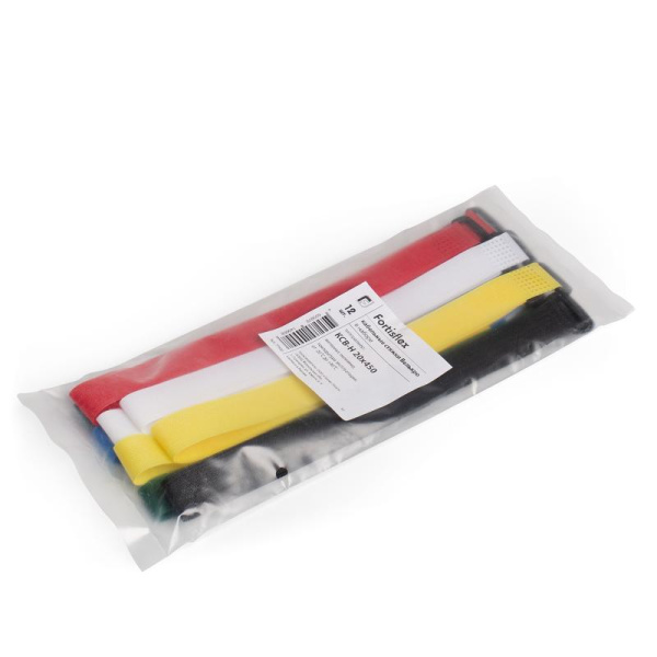 77930 Стяжки велькро в наборе КСВ-Н 20*450 (12шт.) (Fortisflex)