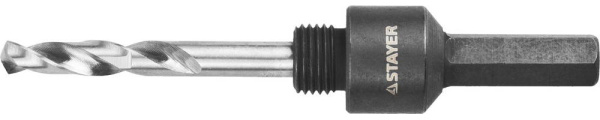 29549 Державка STAYER "PROFESSIONAL" с шестигранным хвостовиком для коронок 13-30, резьба 1/2