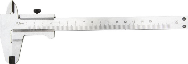 3445-150 Штангенциркуль металлический тип 1, класс точности 2, 150мм, шаг 0,1мм