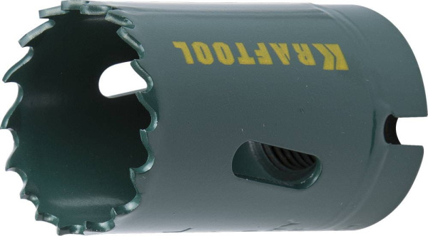 29521-030 Коронка KRAFTOOL "EXPERT" биметаллическая, прогрессивное расположение зубьев, d 30мм