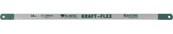 15942-18-S10 Полотно KRAFTOOL "KRAFT-FLEX" по металлу, Bi-Metal, 18TPI, 300 мм, 10 шт