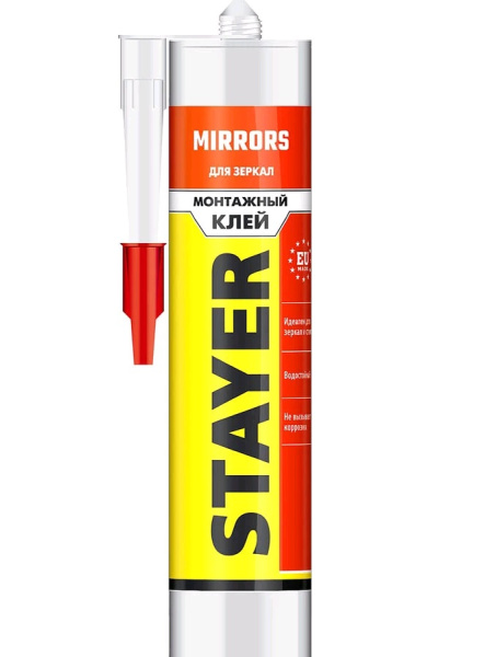 41329 Клей монтажный STAYER "Professional",  для зеркал, 280мл